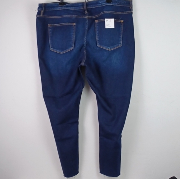 VIGOSS DESTRESSED STRETCH  RAW HEM GORGEOUS SKINNY JEANS SZ 24W - Picture 6 of 11